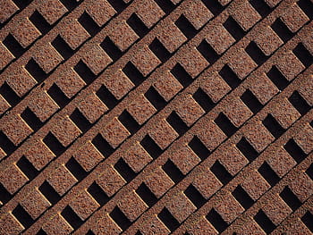 brown, brick, digital, wallpaper, rust, rusty, grid, array, pattern, texture, metal
