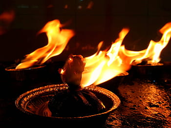 diya, deepam, oil-lamp, flame, oil lamp, light, oil, lamp, yellow, orange, red