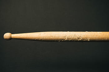 bacchetta marrone, avvicinamento, foto, Marrone, bacchetta del tamburo, buio, legna, tamburo, bastone, legno - materiale, musica
