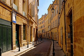 walkway, surrounded, buildings, street, alley, architecture, travel, facade, old, house, building