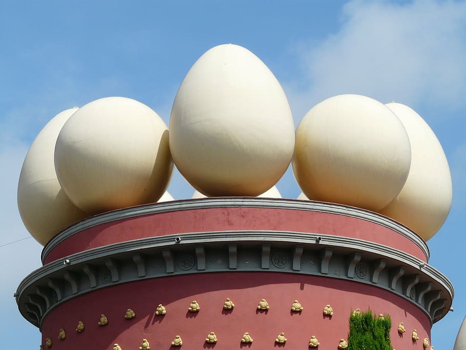 dali museum, dali, egg, ball, museum, figueras, spain, building, architecture, art