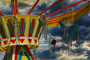 carousel, fair, year market, folk festival, ride, kettenkarussel, theme park