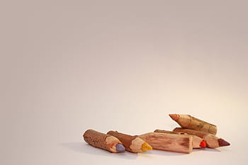 brown, coloring pencils, close, six, colored, pencils, color, colorful, wood, art, materials