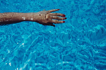 verano, agua, vacaciones, piscina, natación, agua azul, azul, rasgado