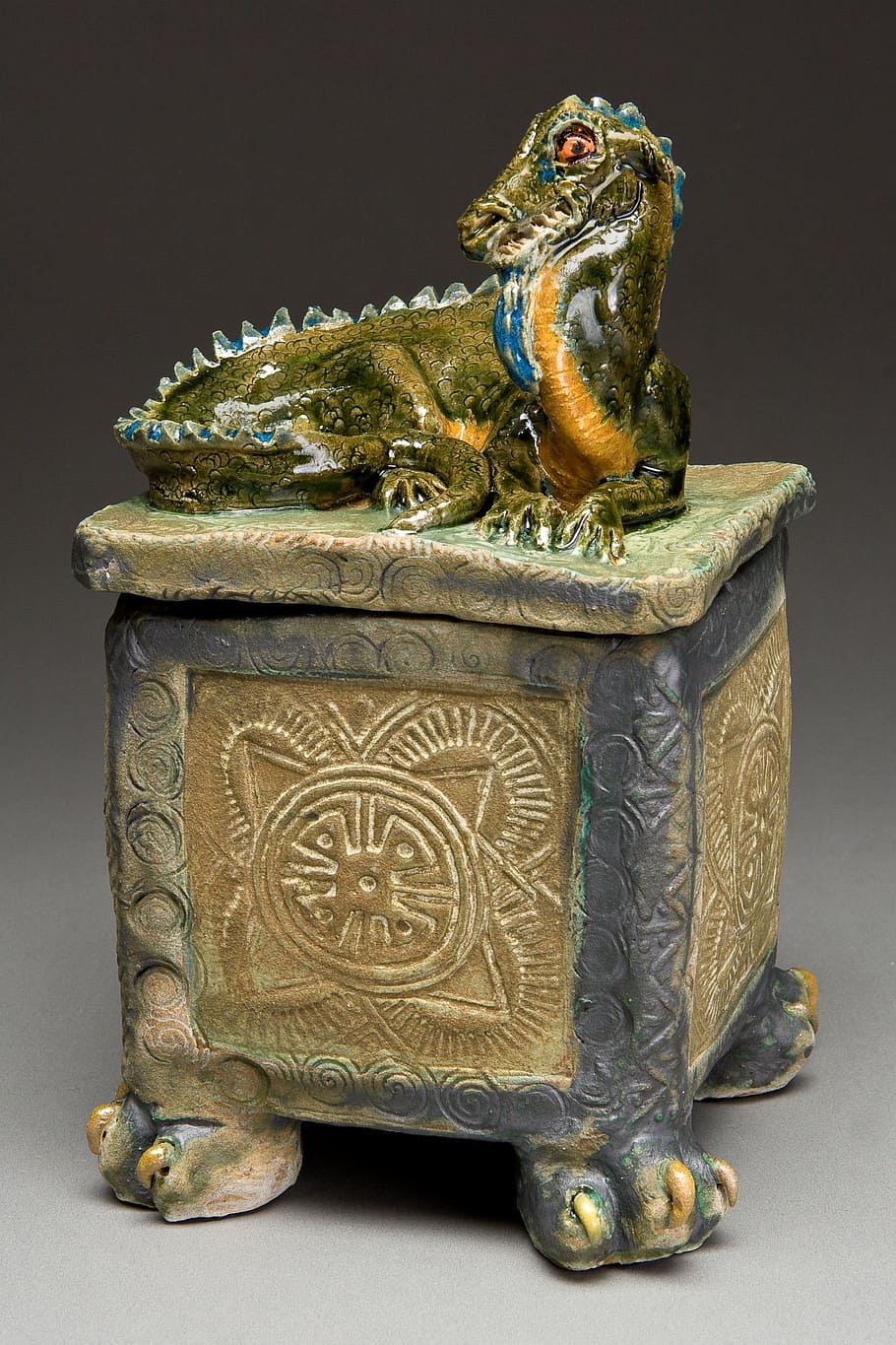 dragon, ceramic, sculpture