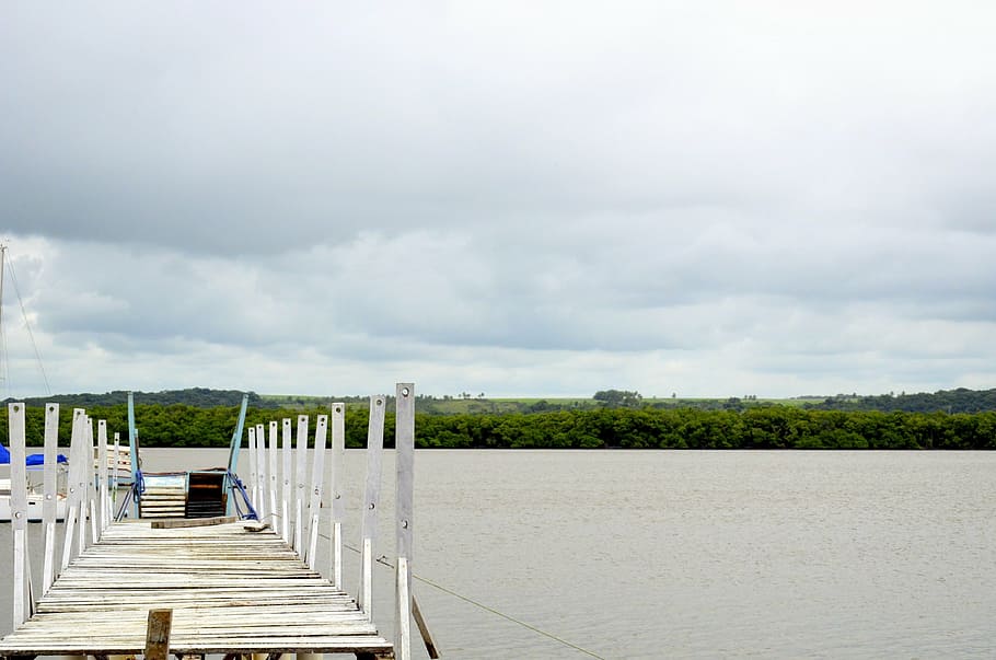 bridge, trapiche, anchorage, rio, paraíba, restinga island