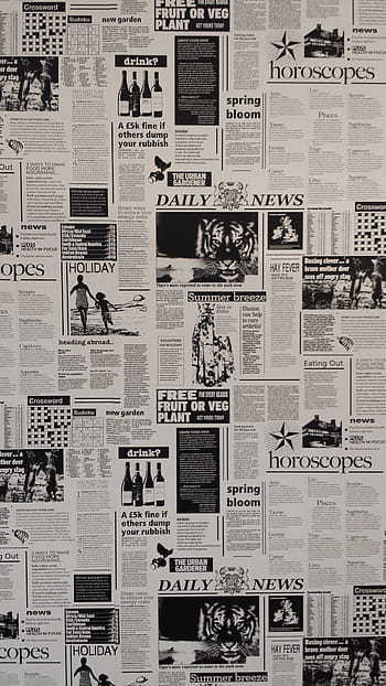 surat kabar harian, surat kabar, hitam putih, rekaman, wallpapper, berita