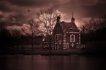 dark, spooky, ghost, scary, horror, nobody, haunted, halloween, house, mystery, creepy