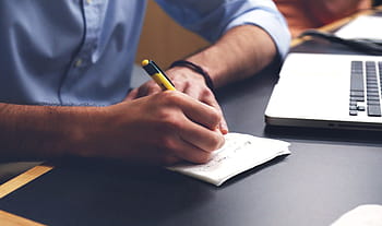 man, writing, paper, write, plan, business, startup, start-up, notebooks, creative, computer