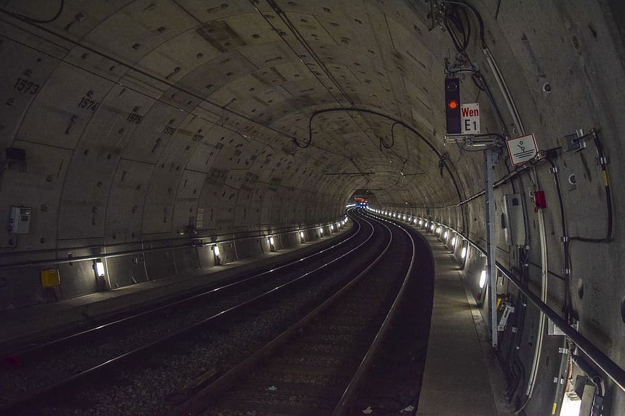 tunnel, metro, architecture, transport, traffic, light, city, dark, underworld, lighting, deep