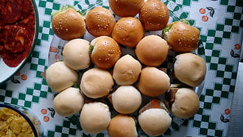 Breads, bread, buffet, ham, lettuce, food, no People, color Image, food and drink, indoors, sweet food