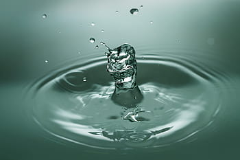 water droplets, water, drop, droplet, liquid, mirror, science, reflection, reflect, pure, falling