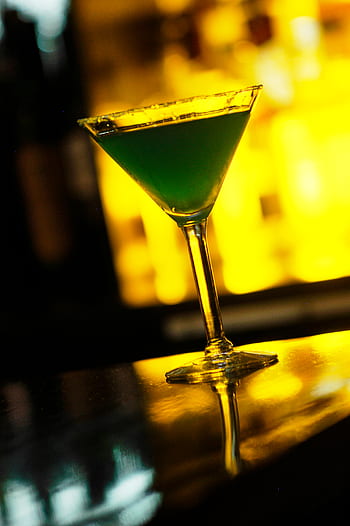 Martini, napít se, bar, koktejl, alkohol, nápoj, barva, sklenka, Studený, kapalný, likér