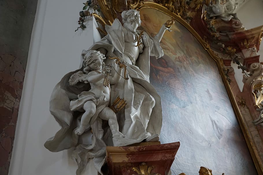 kostel, münster, klášter, zwiefalten, Německo, Bůh, víra, barokní, náboženství, katolík, budova