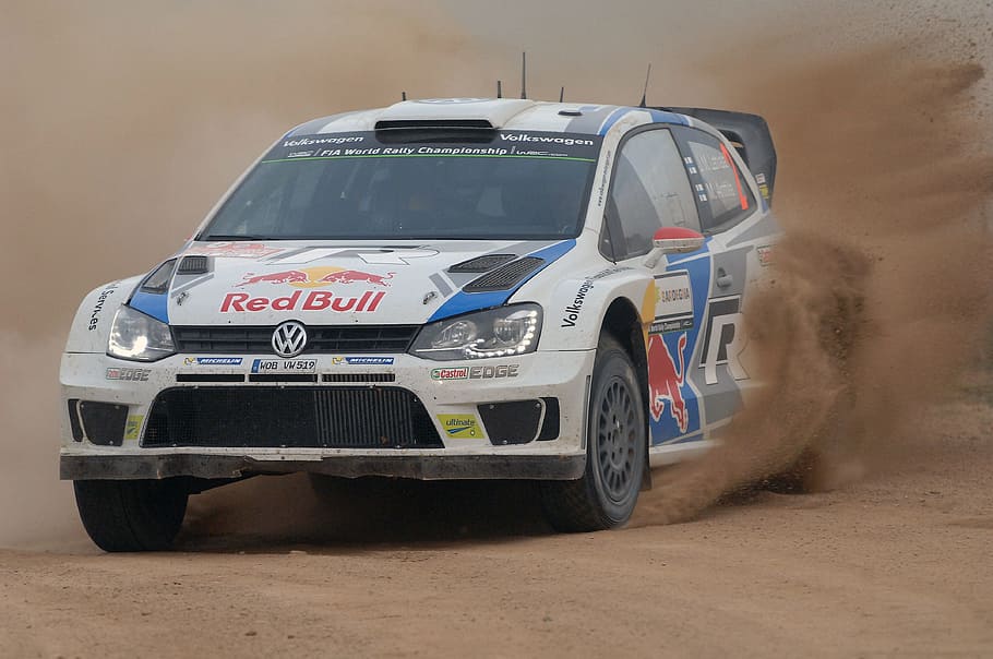 bílý, volkswagen golf rally auto, shromáždění, jednosedadlové, závodní auto, jednomístný, závodní auto, stroj, Sardinie, auto, nikdo, den