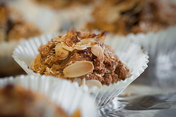 ořechy muffin, košíček, arašíd, dezert, sladký, pečivo, jídlo, Lahodné, jídlo a pití, sladké jídlo, svěžest