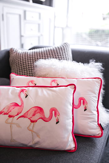 rosa, flamingo decoraciones para el hogar, Pink Flamingo, hogar, decoraciones, interior, decoración para el hogar, flamingo, almohada, cómodo, habitación doméstica