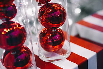 días festivos, decoración, navidad, ornamento, celebración, chuchería, baratija, brillante, festivo, rojo, adornos