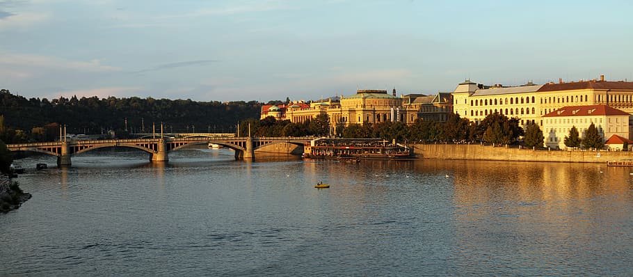 řeka, Praha, architektura, čeština, republika, město, historický, slavný, Evropa, město stvol, most - mužská konstrukce