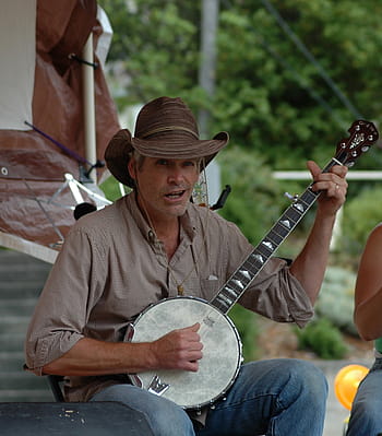 banjo, musician, instrument, sound, performance, entertainment, country, acoustic, folk, music