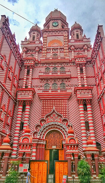 masjid, colombo, tradiční, Srí Lanka, cestovní ruch, Cejlon, přístav, architektura, venkovní, cestovat, město
