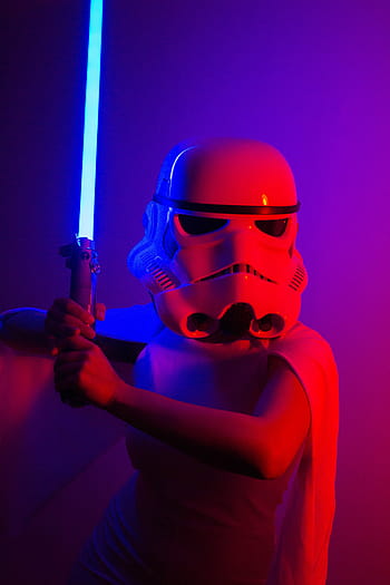 osoba hospodářství lightsaber, ženský, Modelka, ženského modelu, portrét, kluci, fotografování, dívky, pěkný, hvězdné války, hvězda