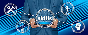 skill illustration, training, businessman, suit, manager, skills, teaching, concept, presentation, coach, seminar