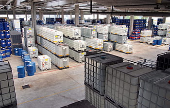 chemical storage, container storage, stock