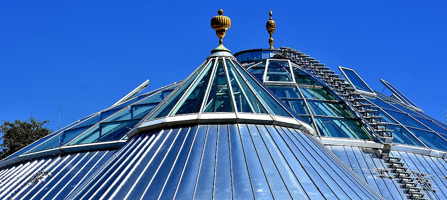 building, roof construction, elephant house, tierpark hellabrunn, glass