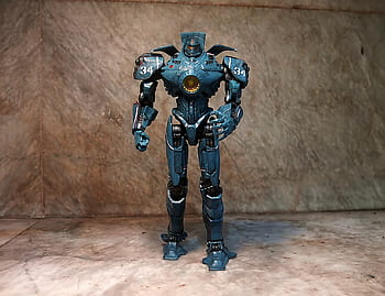 robot toy, painted, plastic, toy, robot, pacific, rim, film, fiction, character, figurine