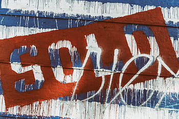 captured, city wall, Street art, urban, graffiti, sign, wood - Material, blue, text, communication, day