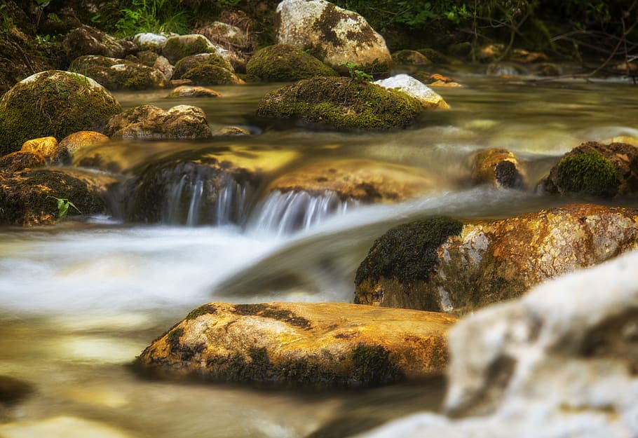 nature, landscape, tyrol, austria, water, kufstein, inn, glamm, alpine, alps, forest