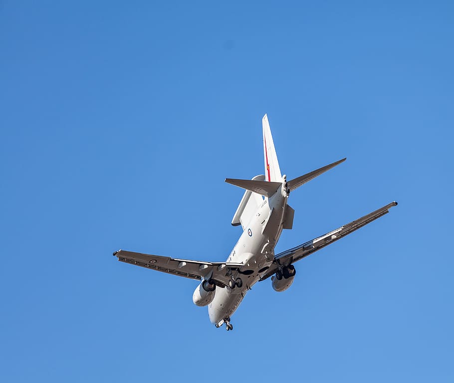 plane, boeing 737-7es wedgetail, australia, royal australian air force, mapping