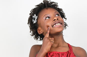 thinking, kyliebear kyliebear323, pretty, kid, girl, black girl, african american girl, little, child, cute, stylish