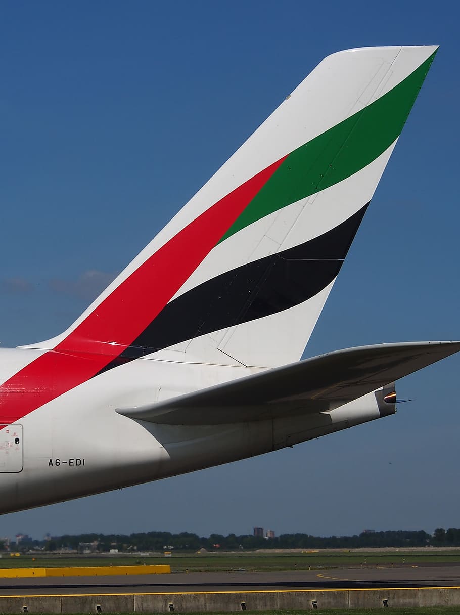 emiráty, airbus a380, letadlo, letoun, letiště, proud, technologie, schiphol, komerční letadlo, leteckého vozidla, přeprava