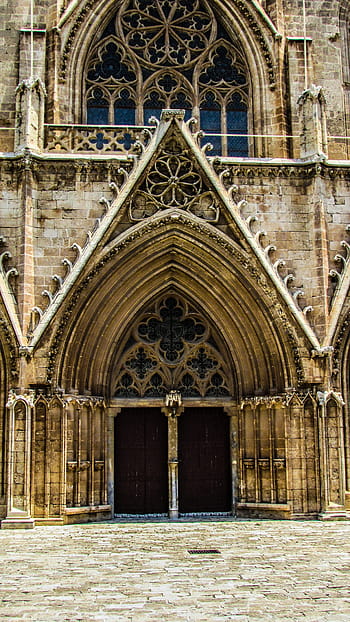 Kypr, famagusta, kostel, ayios nikolaos, vchod, dveře, brána, katedrála, gotický, architektura, náboženství