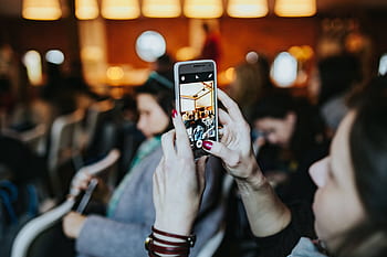 telepon, seluler, fotografi, smartphone, foto, tampilan, presentasi, kerumunan, video, kinerja, Orang