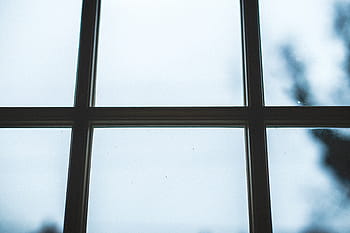 white, wooden, framed, glass window, closeup, photography, window, pane, glass, indoors, day