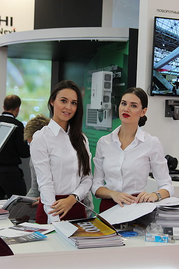 výstava, modely stojanů, stendistki, dívka, dívky, Modelka, móda, držení těla, focení, nádherná dívka, práce