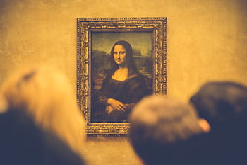 mona lisa painting, leonardo da vinci, mona lisa, painting, art, artist, portrait, famous, louvre, art gallery, museum