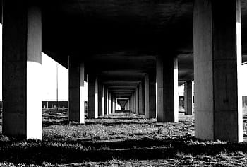 ve stupních šedi, strukturální, fotografie, šedá, beton, architektura, struktur, mosty, moderní, umění, cesty