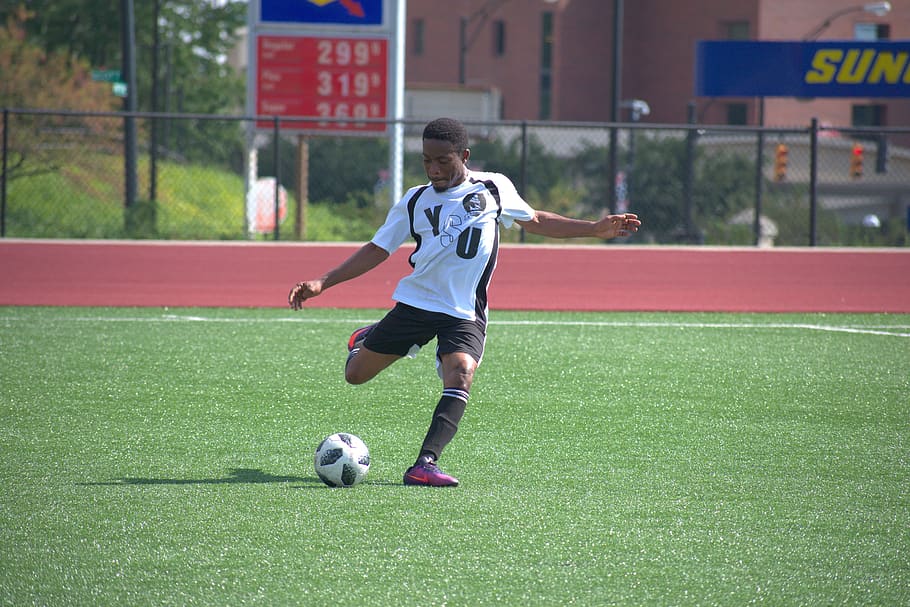 sports, football, position, soccer, grass, athlete, quarterback, corner, stadium, match, field