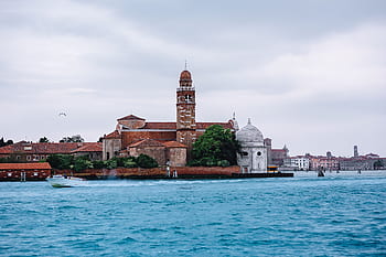 água, férias, arquitetura, edifícios, cidade, Europa, rio, paisagem aquática, viagem, cultivo, italiano