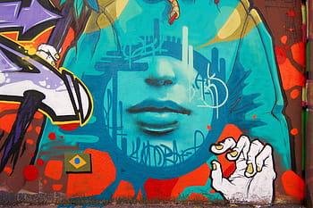 wall graffiti art, wall, graffiti, art, mural, painting, public, street, multi colored, close-up, day