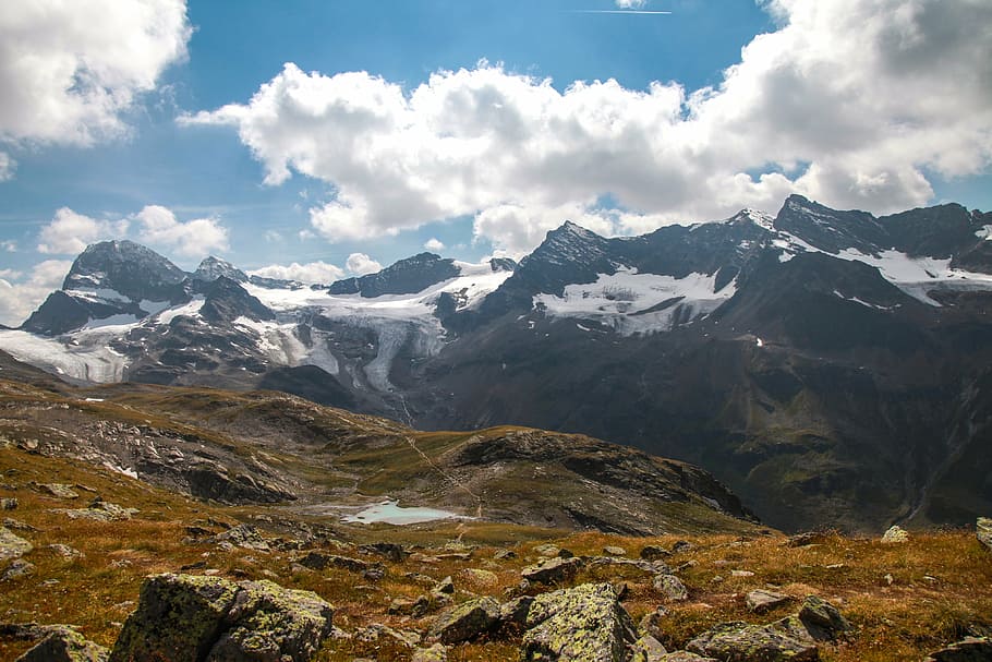 silvretta, montafon, alpine, austria, mountains, landscape, mountain, snow, mountain range, scenics, nature
