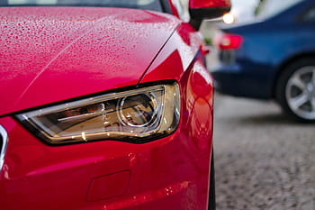 punainen, auto, sininen, audi, ajovalot, valo, urheiluauto, vuokrata auton, nopeus, moottori, maa-ajoneuvo