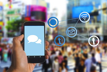 black, smartphone, internet, social, media logos, mobile phone, social media icon, phone button, communication, cellular technology, screen