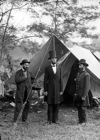 allan pinkerton, prezident abraham lincoln, hlavní generál john mcclernand, Spojené státy, občanská válka, severní, vojenský, historický, vinobraní, bezpečnostní, prezident