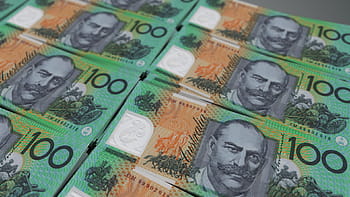 100 banknotes, australian, dollar, money, currency, cash, finance, business, financial, bill, wealth