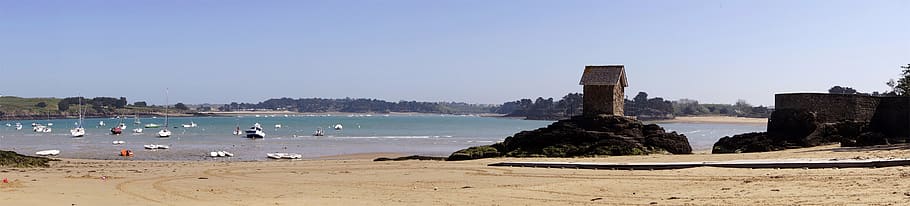 havre de rothéneuf, rothéneuf, st-malo, saint malo, zátoka, brittany, ile-et-vilain, severní brittany, cancale, plážová lupina, havre du lupine